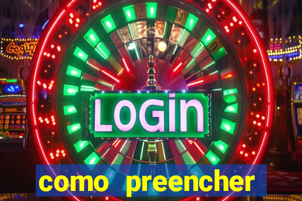 como preencher recibo de pagamento